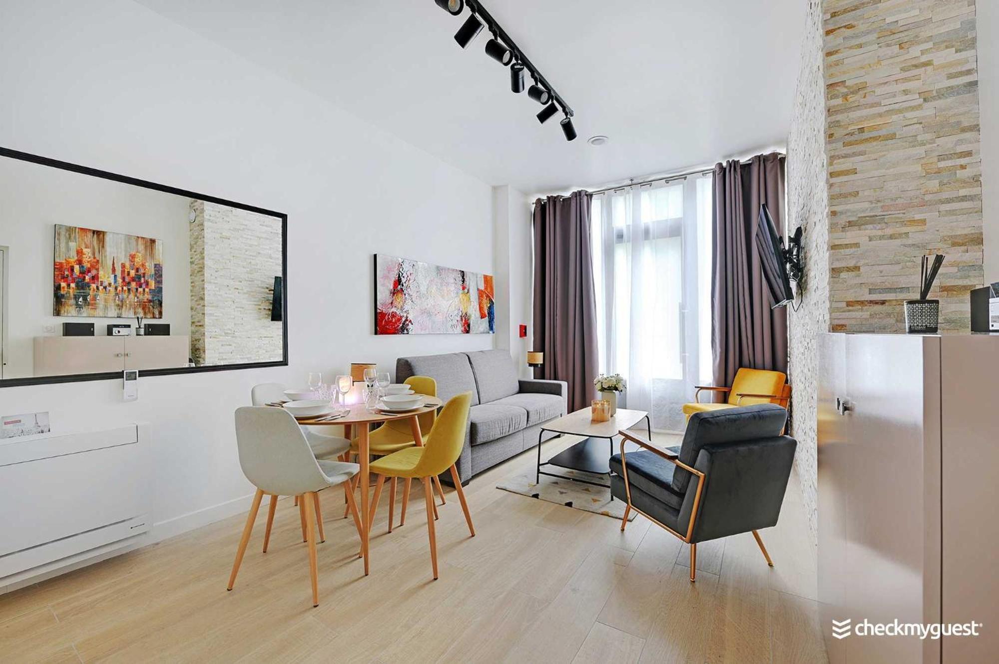 Intimate Apartment With Air Conditioner & Jacuzzi 2Br 6P Montmartre Paryż Zewnętrze zdjęcie